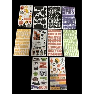 Diamond Press Halloween Trick or Treat Sticker Pack 100 Sheets -10 of Each Sheet